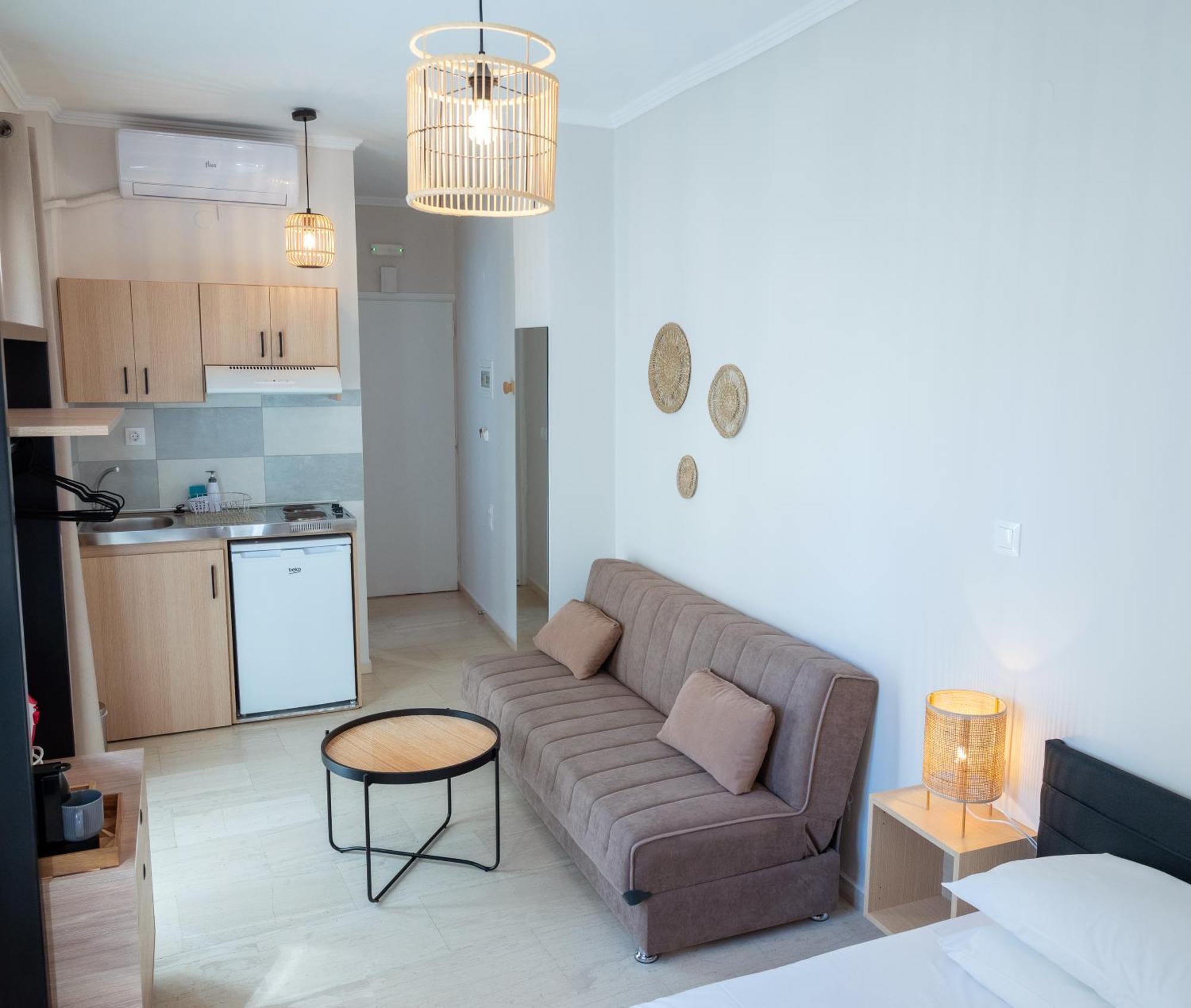 Mare I - Studio In Old Harbor Chania  Bagian luar foto